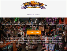 Tablet Screenshot of halloweenadventure.com